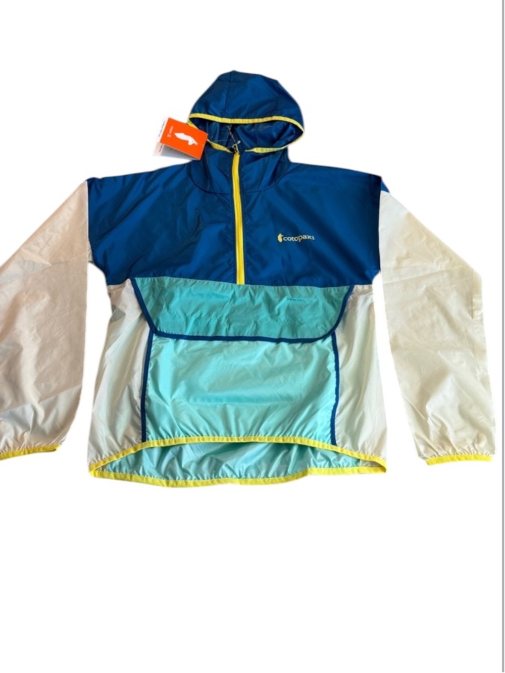 NWT Cotopaxi Teca Half-Zip Windbreaker Blue Crush Size XS